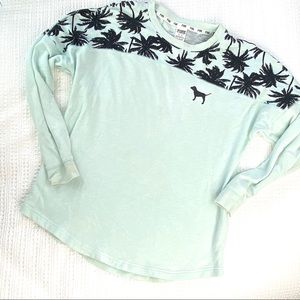PINK long sleeve sweatshirt shirt tropical